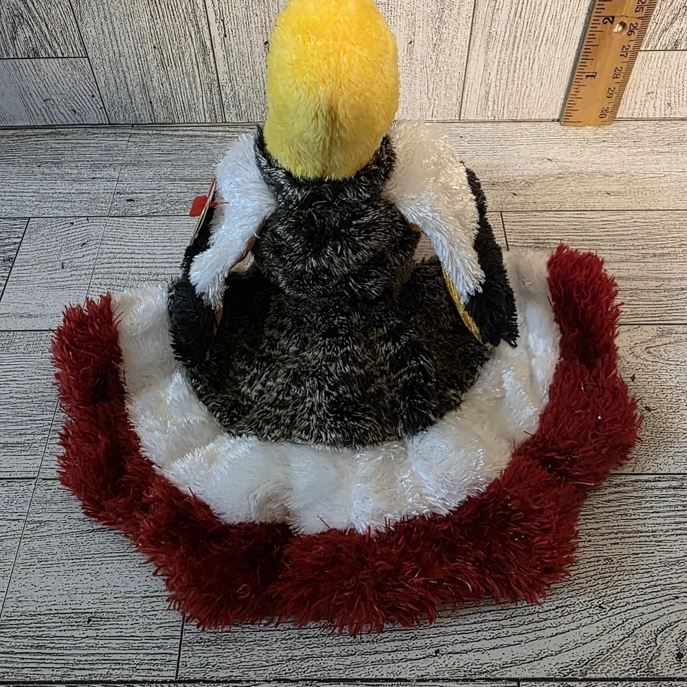 Ty Turk-e Plush Turkey with Red, Yellow, and Black Accents